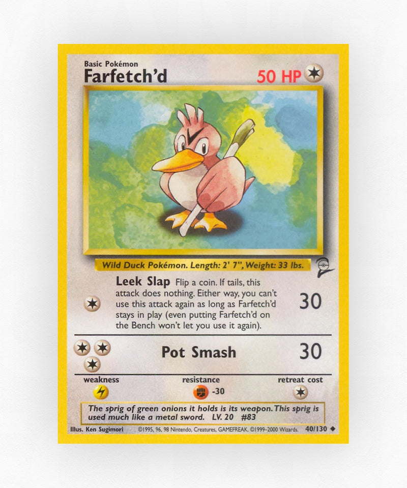 Farfetch'd - Base Set 2 40/130 (Non-Holo)