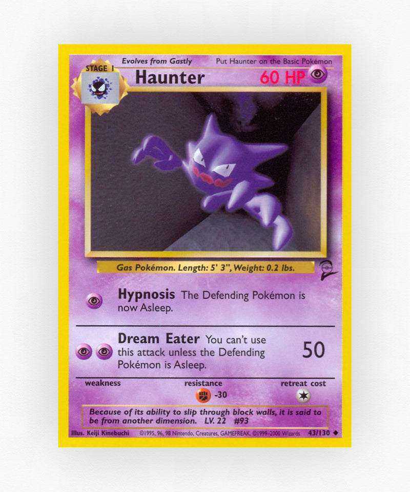 Haunter - Base Set 2 43/130 (Non-Holo)