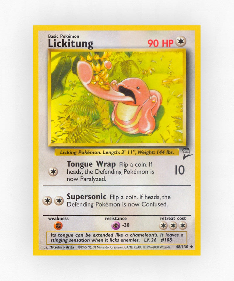Lickitung - Base Set 2 48/130 (Non-Holo)