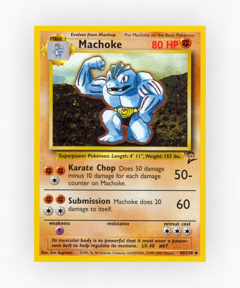 Machoke - Base Set 2 49/130 (Non-Holo)