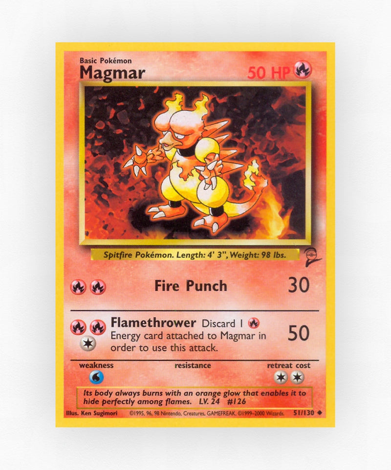 Magmar - Base Set 2 51/130 (Non-Holo)