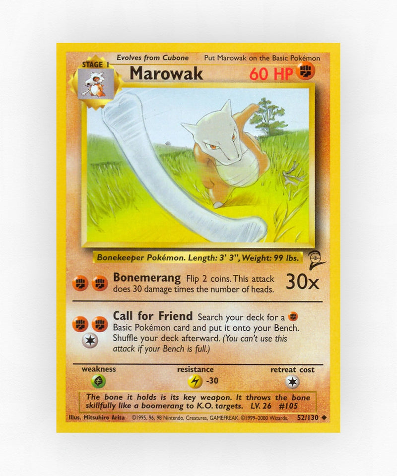Marowak - Base Set 2 52/130 (Non-Holo)