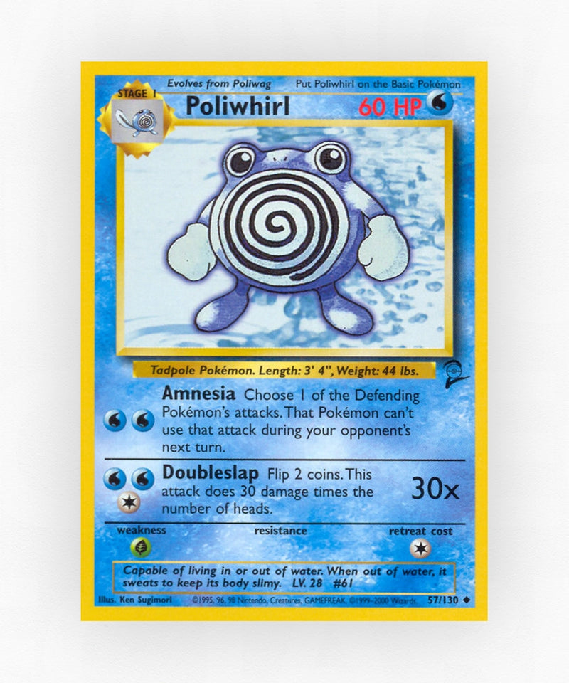 Poliwhirl - Base Set 2 57/130 (Non-Holo)
