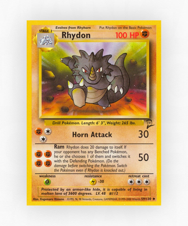 Rhydon - Base Set 2 59/130 (Non-Holo)