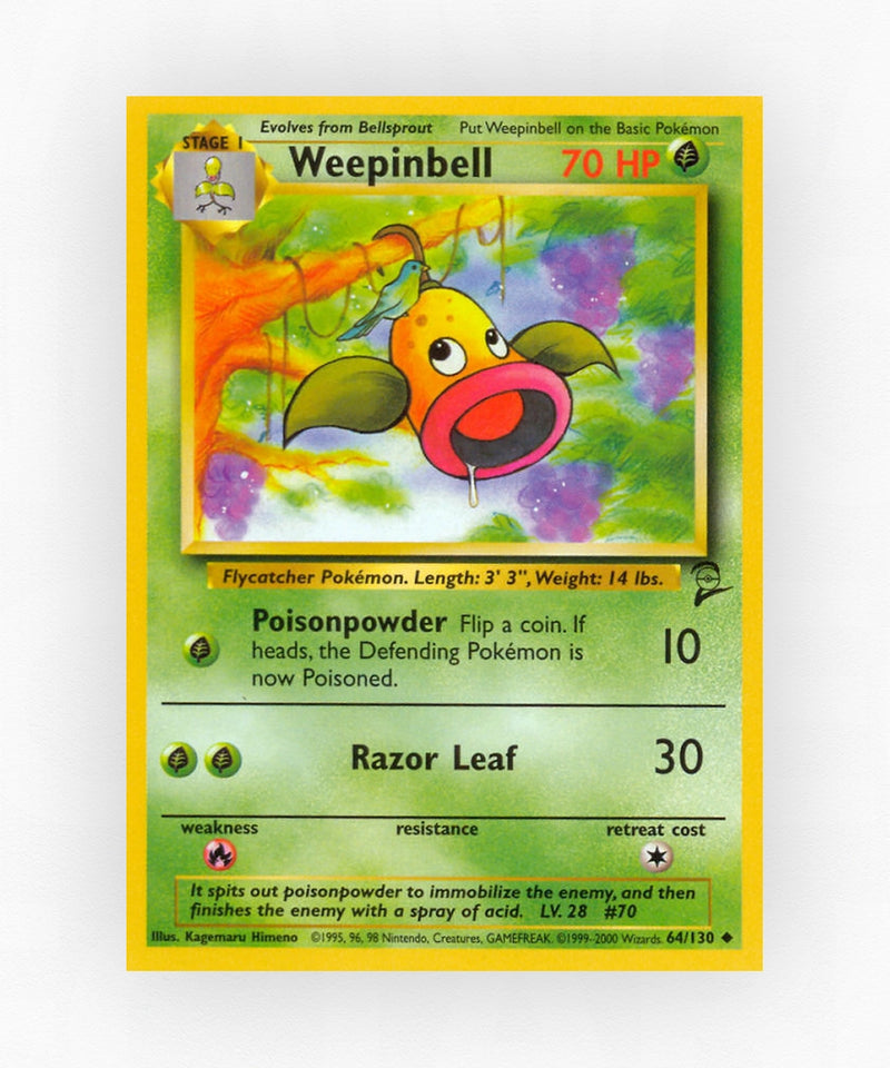 Weepinbell - Base Set 2 64/130 (Non-Holo)