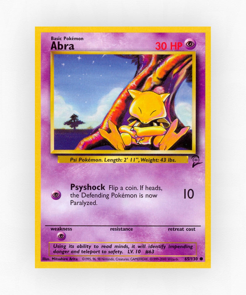 Abra - Base Set 2 65/130 (Non-Holo)