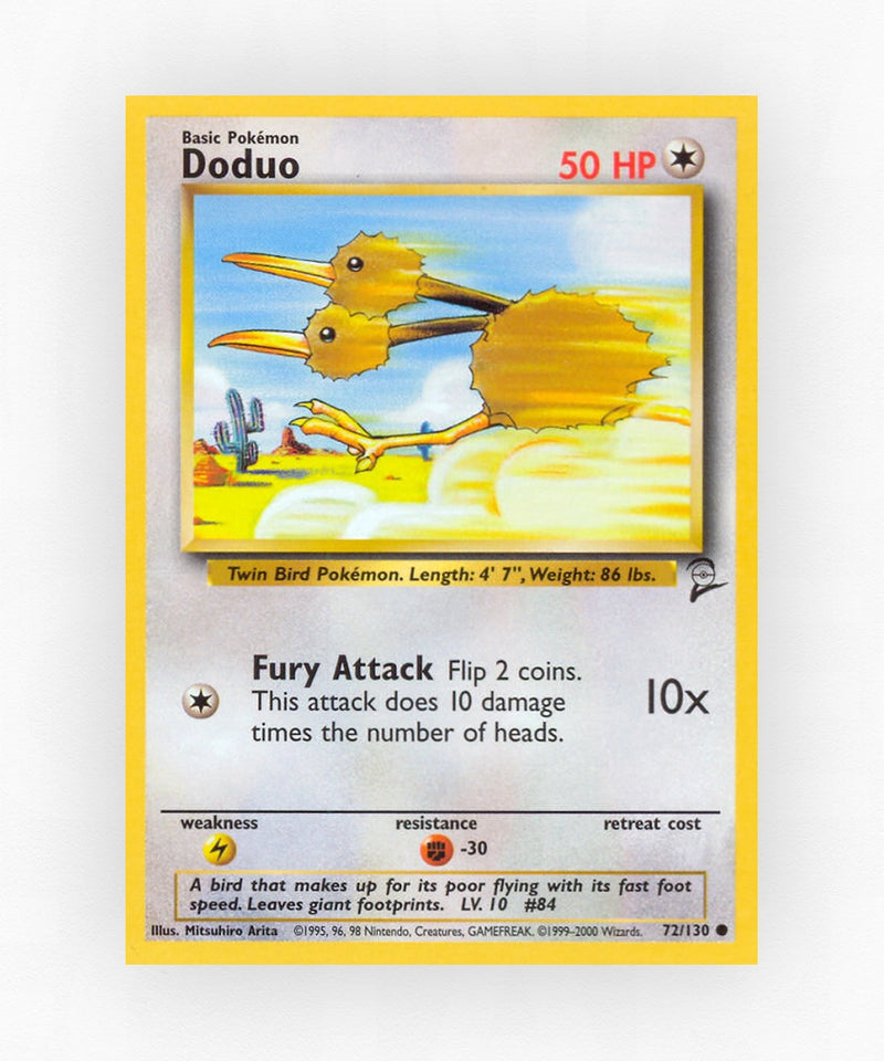 Doduo - Base Set 2 72/130 (Non-Holo)