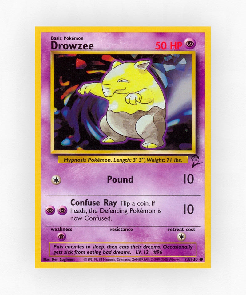 Drowzee - Base Set 2 73/130 (Non-Holo)