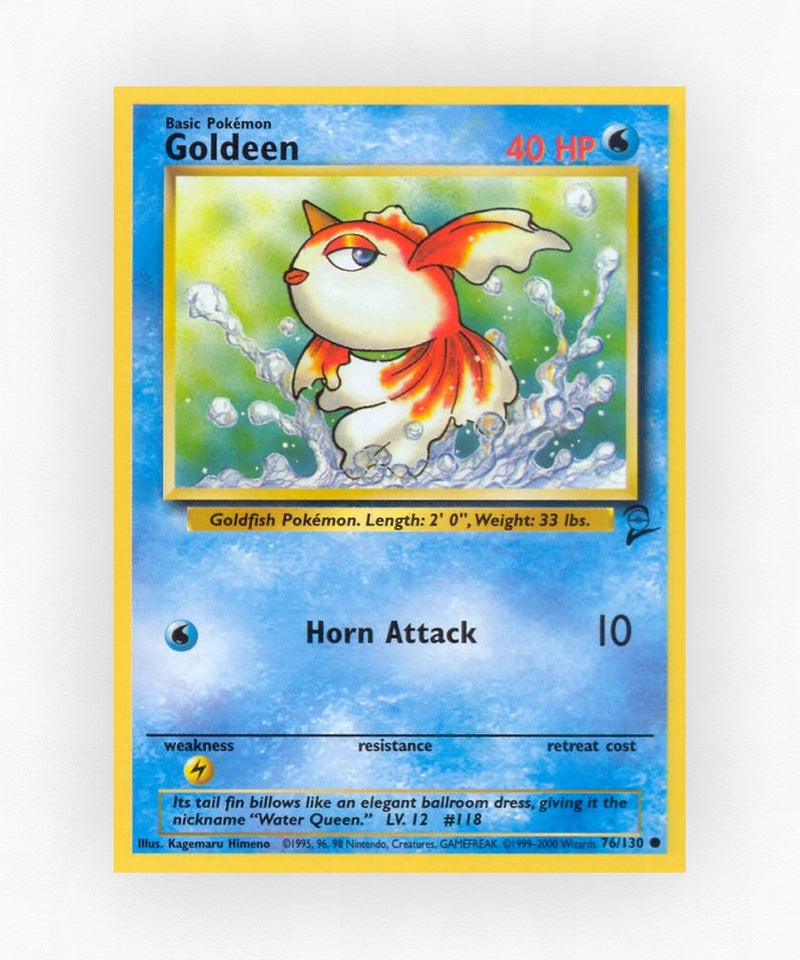 Goldeen - Base Set 2 76/130 (Non-Holo)