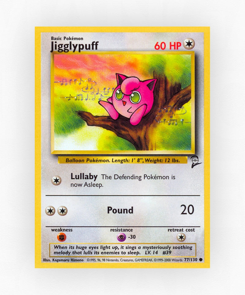 Jigglypuff - Base Set 2 77/130 (Non-Holo)