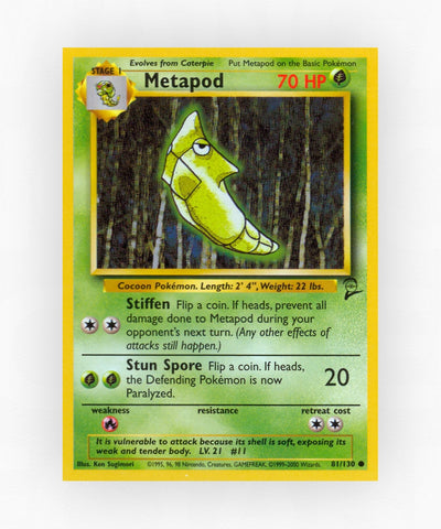 Metapod - Base Set 2 81/130 (Non-Holo)