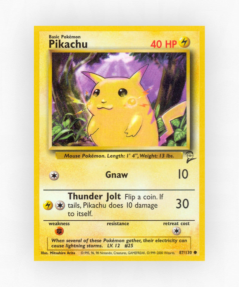 Pikachu - Base Set 2 87/130 (Non-Holo)