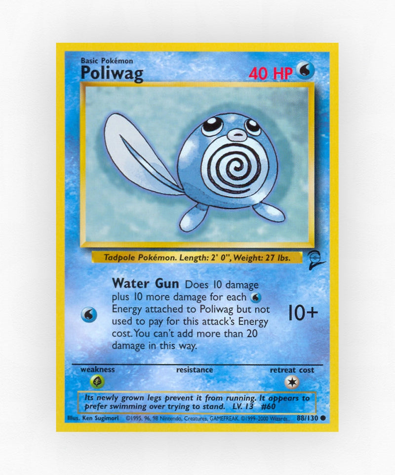 Poliwag - Base Set 2 88/130 (Non-Holo)