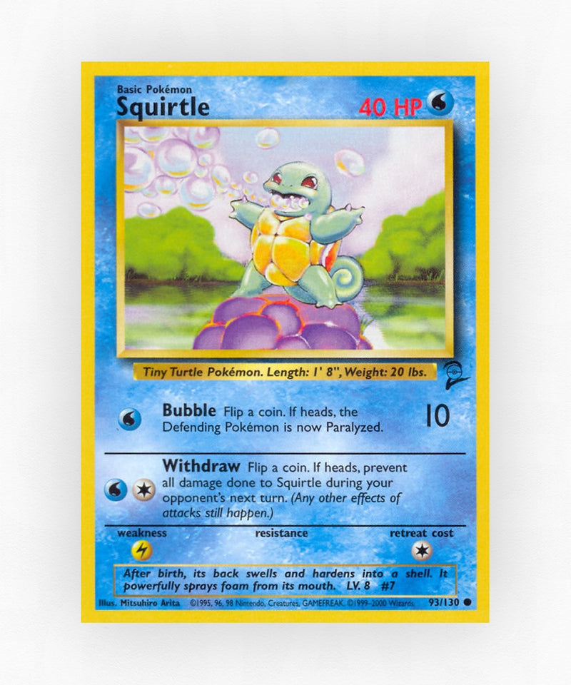 Squirtle - Base Set 2 93/130 (Non-Holo)