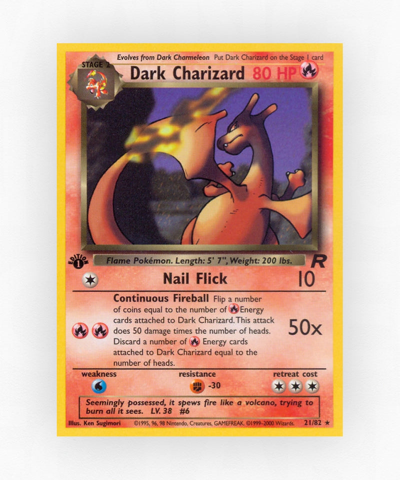 Dark Charizard - Team Rocket 21/82 (Unlimited Non-Holo)