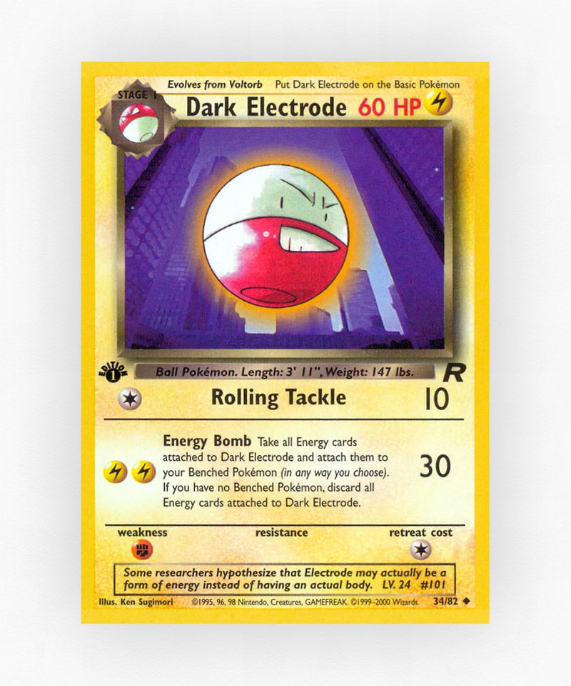 Dark Electrode - Team Rocket 34/82 (Unlimited Non-Holo)
