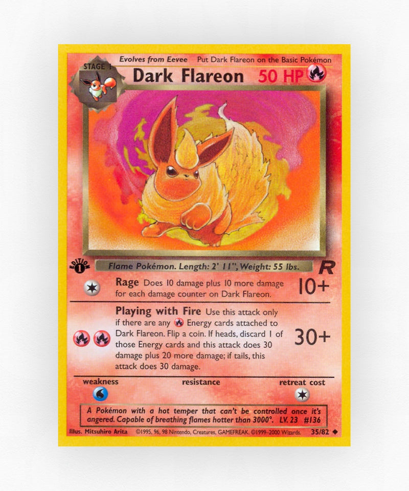 Dark Flareon - Team Rocket 35/82 (Unlimited Non-Holo)