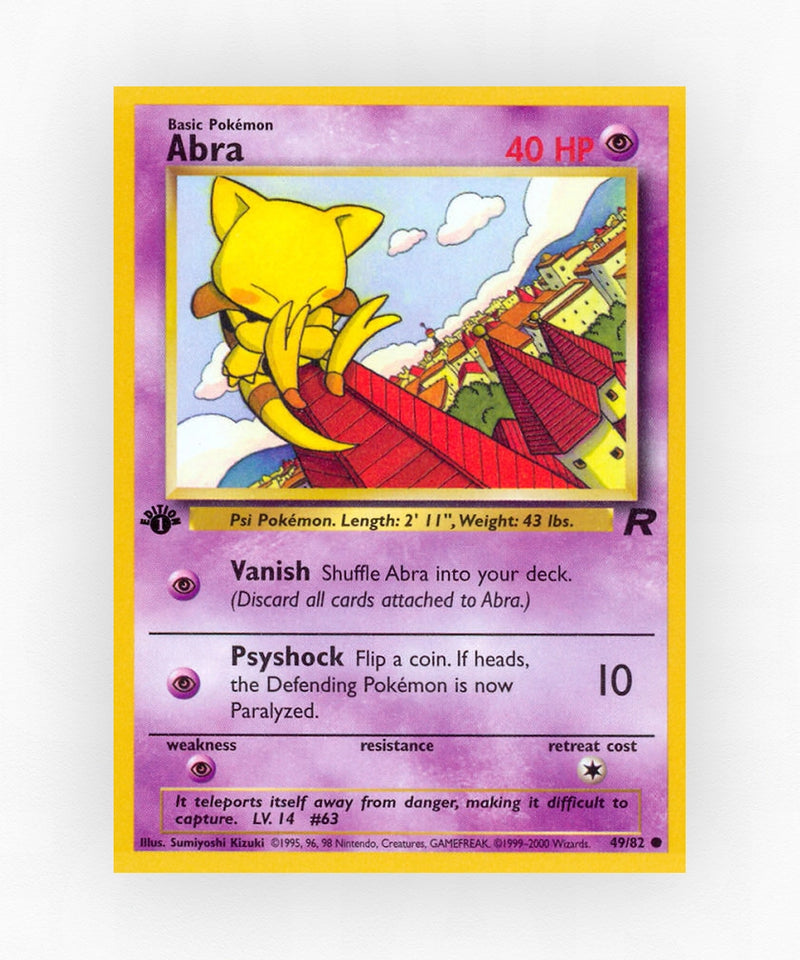 Abra - Team Rocket 49/82 (Unlimited Non-Holo)