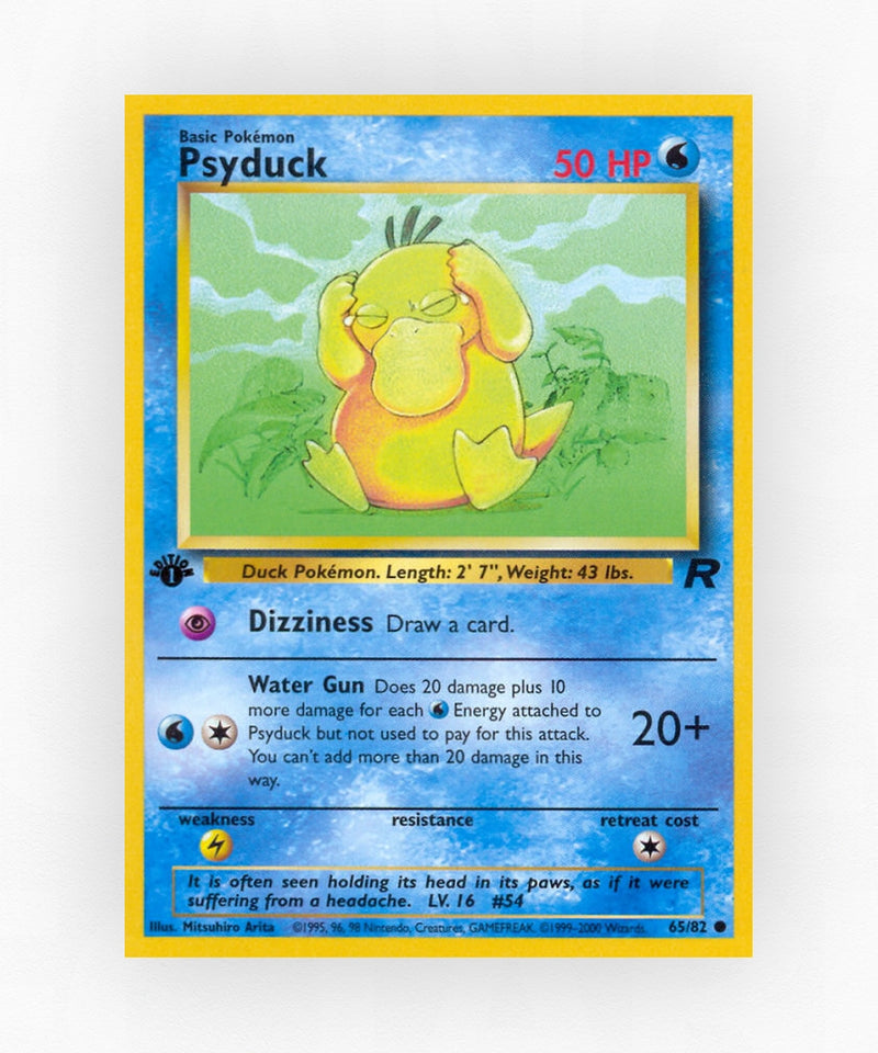 Psyduck - Team Rocket 65/82 (Unlimited Non-Holo)