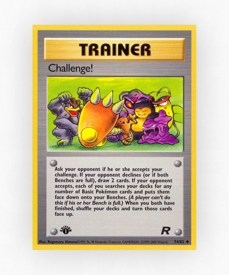 Challenge! - Team Rocket 74/82 (1st Edition Non-Holo)