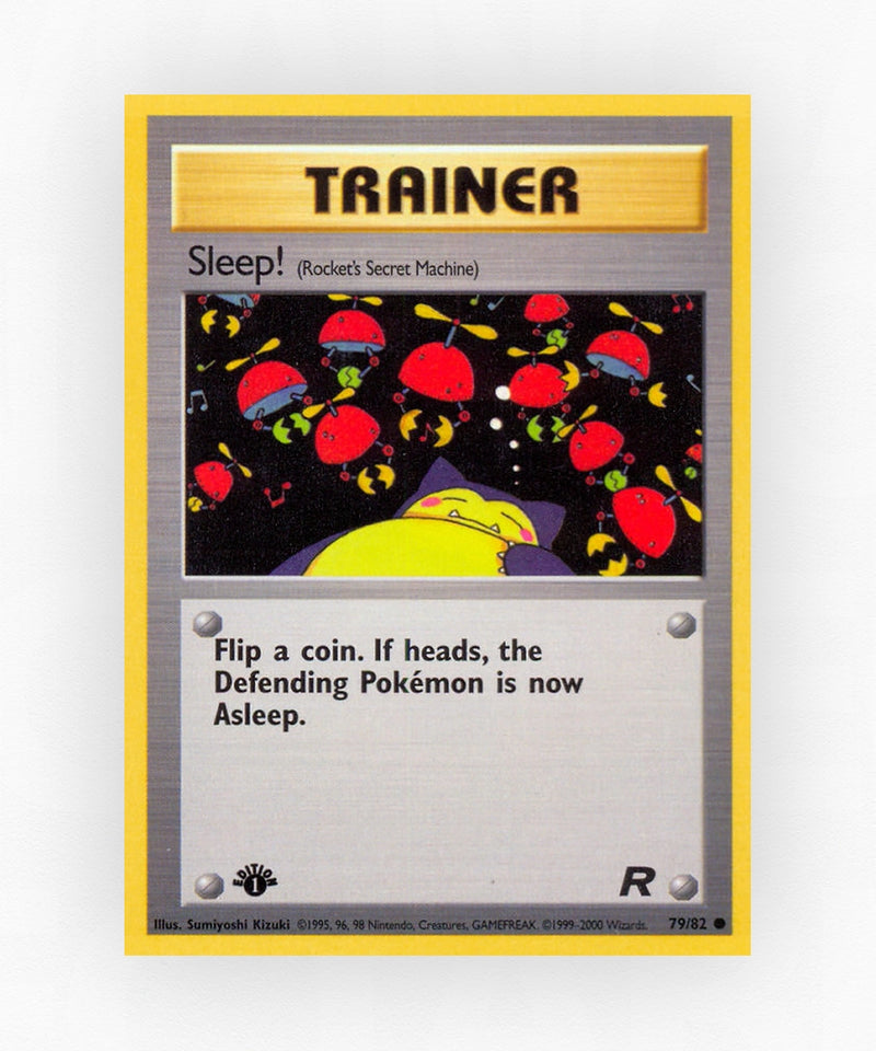 Sleep! - Team Rocket 79/82 (1st Edition Non-Holo)