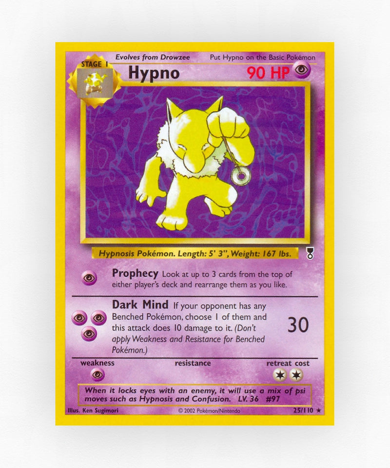 Hypno - Legendary Collection 25/110 (Non-Holo)