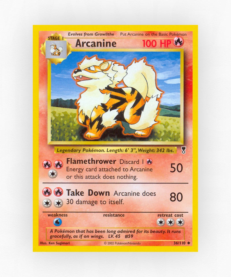 Arcanine - Legendary Collection 36/110 (Non-Holo)