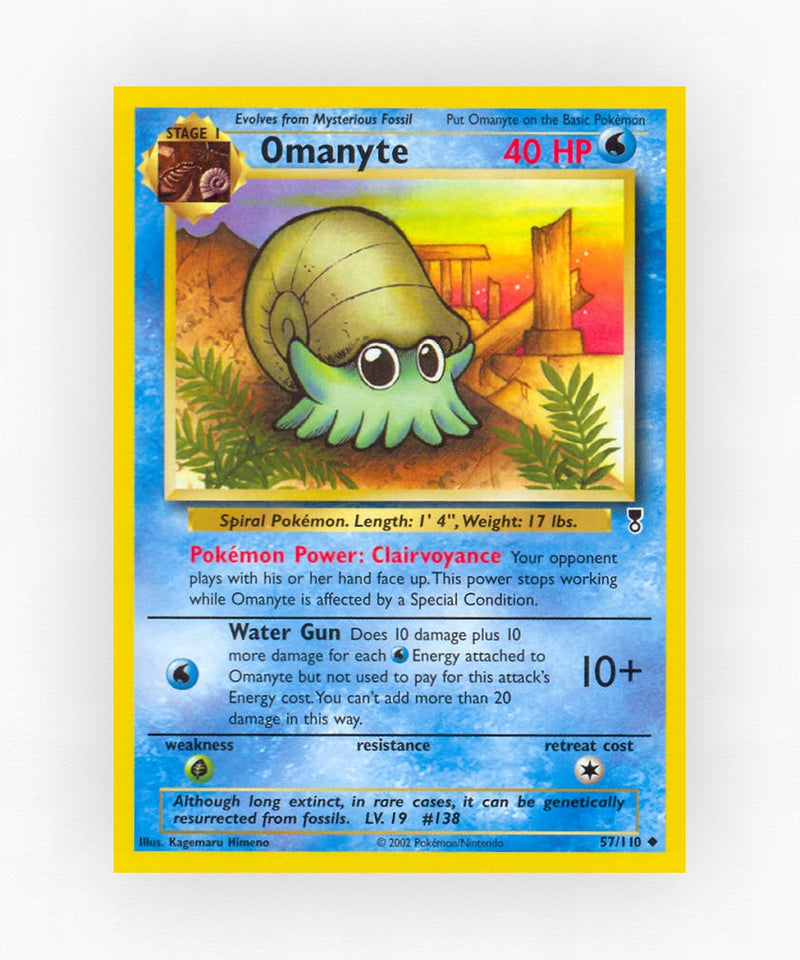 Omanyte - Legendary Collection 57/110 (Reverse Holo)