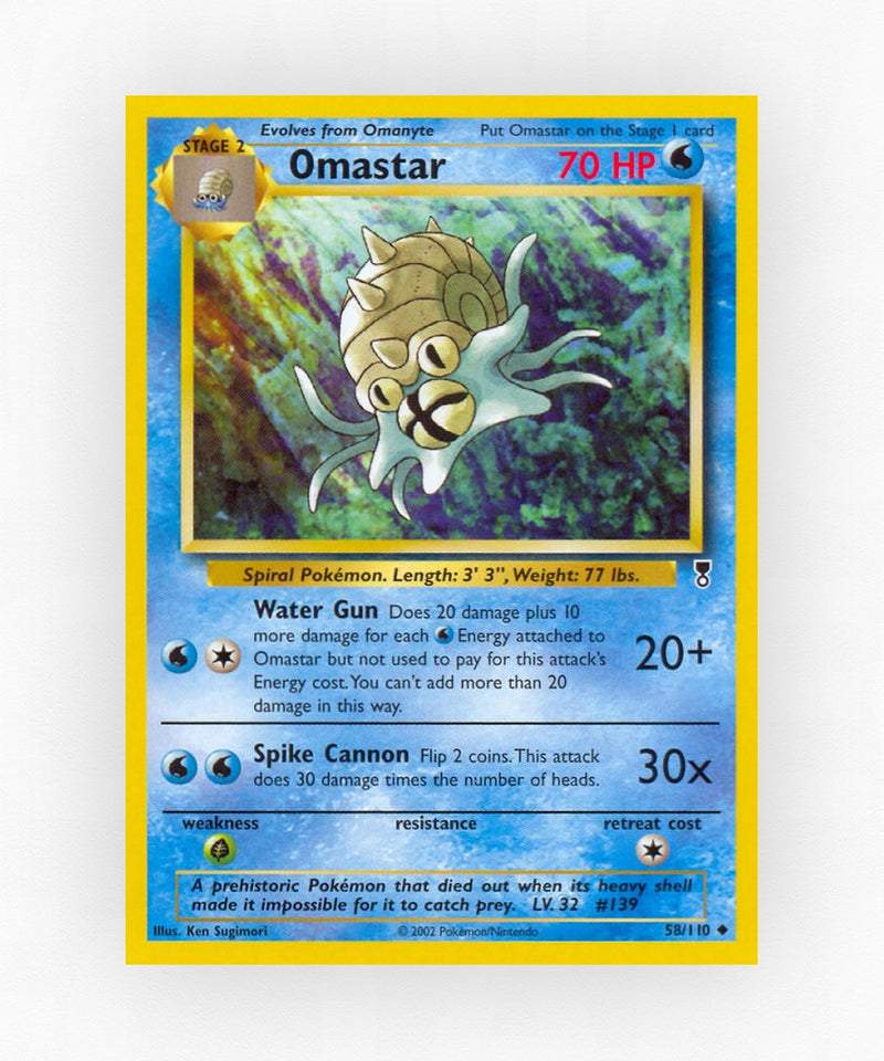 Omastar - Legendary Collection 58/110 (Reverse Holo)