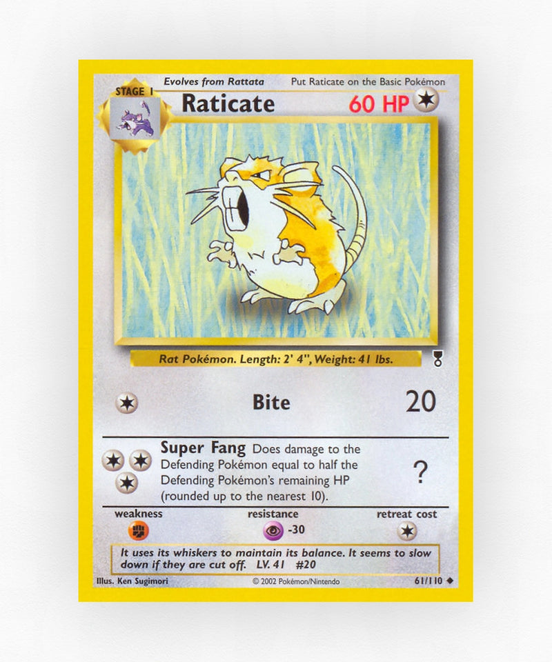 Raticate - Legendary Collection 61/110 (Reverse Holo)