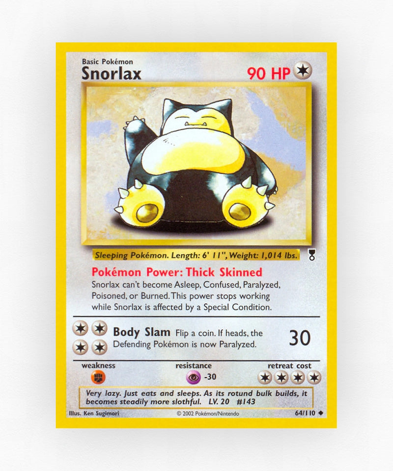 Snorlax - Legendary Collection 64/110 (Non-Holo)