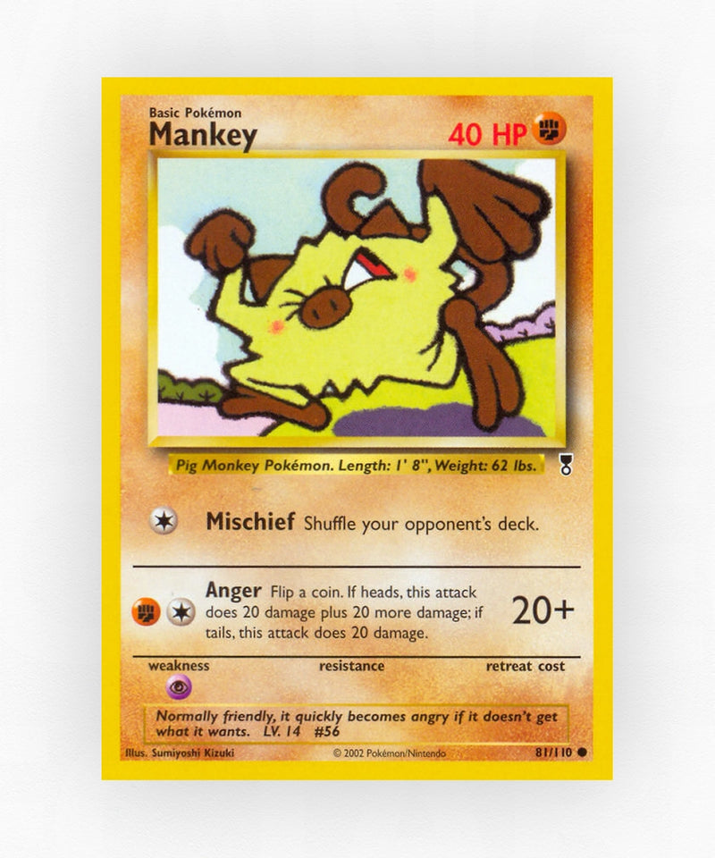 Mankey - Legendary Collection 81/110 (Reverse Holo)