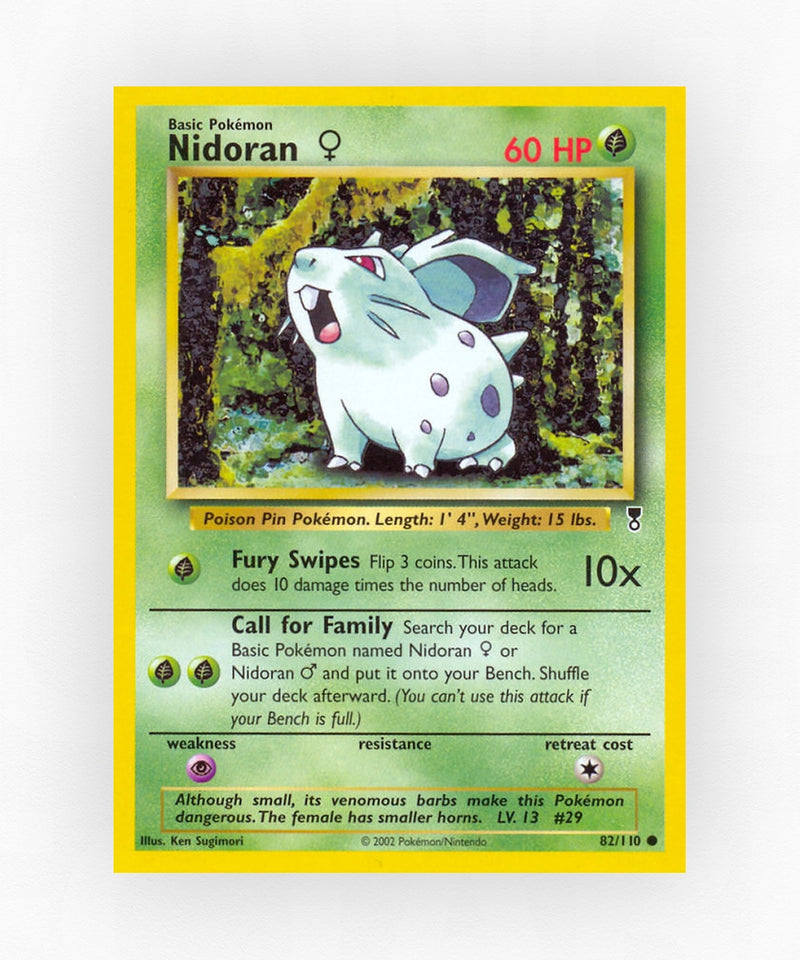 Nidoran ♀ - Legendary Collection 82/110 (Reverse Holo)