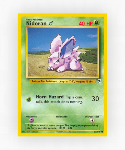 Nidoran ♂ - Legendary Collection 83/110 (Reverse Holo)