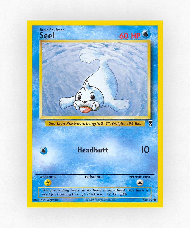 Seel - Legendary Collection 92/110 (Reverse Holo)