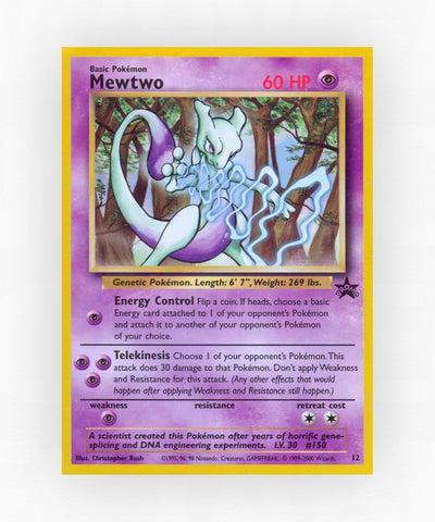 Mewtwo - Wizards Black Star Promos 12 (Non-Holo)