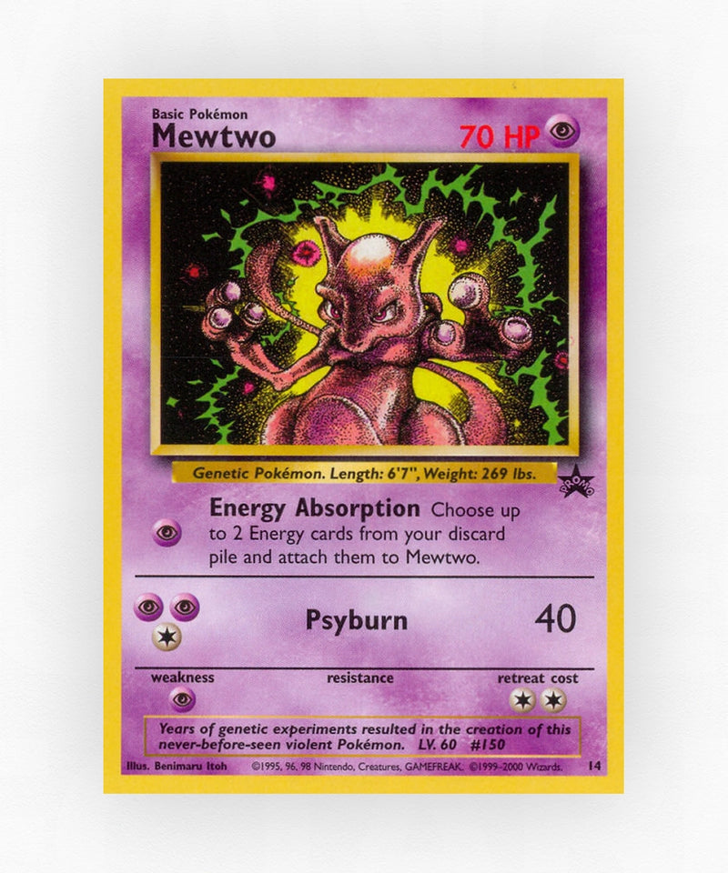 Mewtwo - Wizards Black Star Promos 14 (Non-Holo)