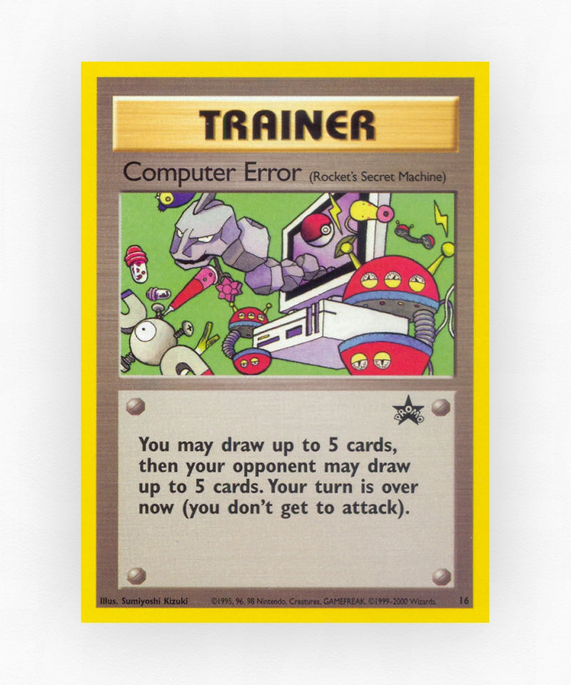 Computer Error - Wizards Black Star Promos 16 (Non-Holo)