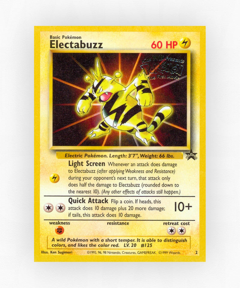 Electabuzz - Wizards Black Star Promos 2 (Non-Holo)