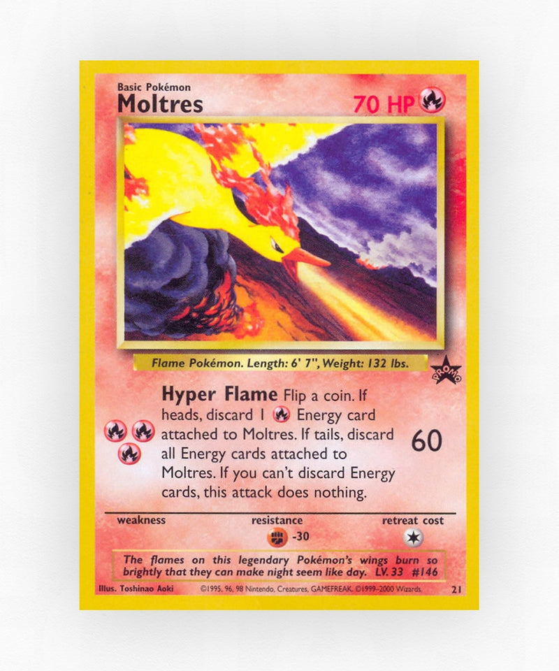 Moltres - Wizards Black Star Promos 21 (Non-Holo)