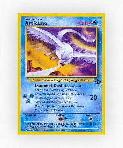 Articuno - Wizards Black Star Promos 22 (Non-Holo)