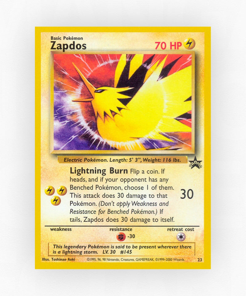 Zapdos - Wizards Black Star Promos 23 (Non-Holo)