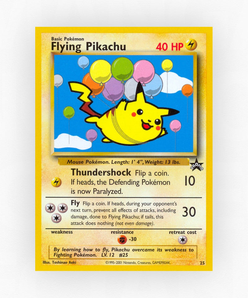 Flying Pikachu - Wizards Black Star Promos 25 (Non-Holo)