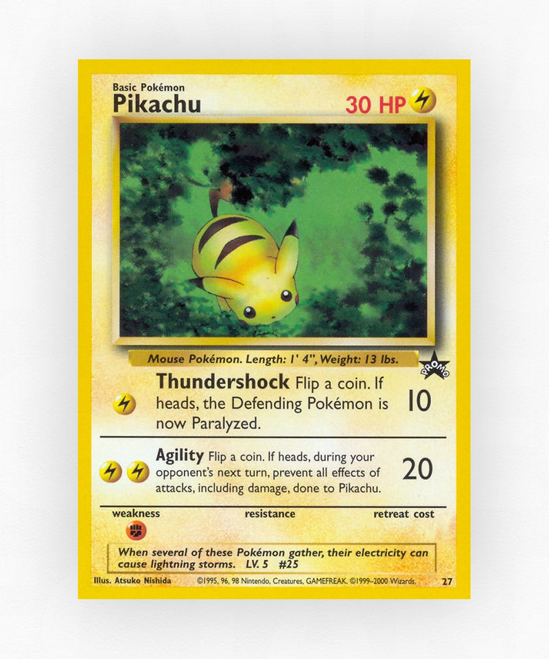 Pikachu - Wizards Black Star Promos 27 (Non-Holo)
