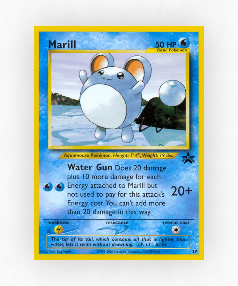 Marill - Wizards Black Star Promos 29 (Non-Holo)