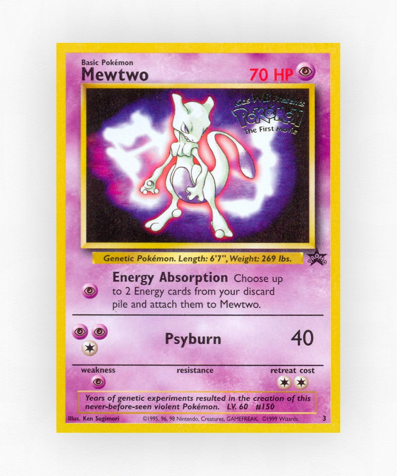 Mewtwo - Wizards Black Star Promos 3 (Non-Holo)