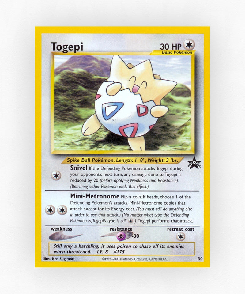 Togepi - Wizards Black Star Promos 30 (Non-Holo)