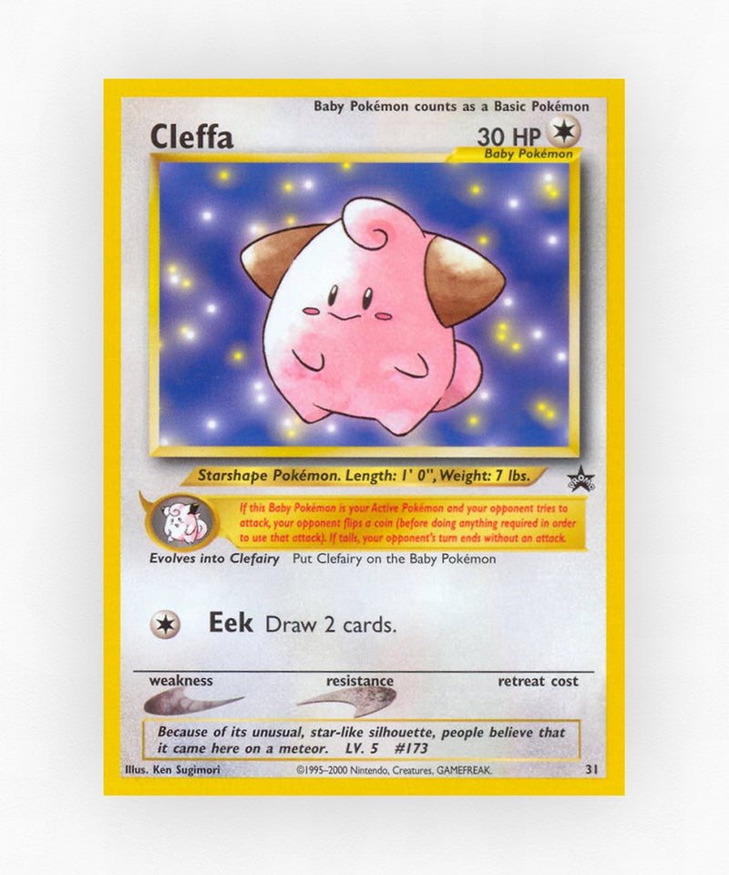 Cleffa - Wizards Black Star Promos 31 (Non-Holo)