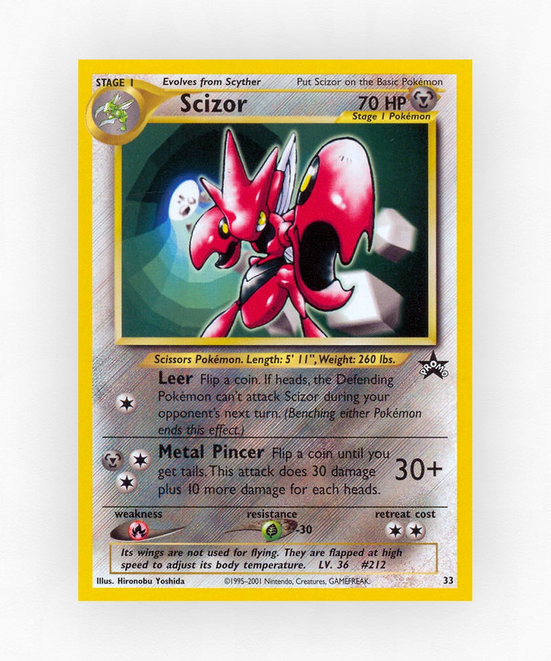Scizor - Wizards Black Star Promos 33 (Non-Holo)