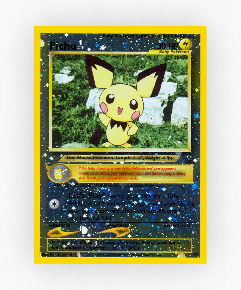 Pichu - Wizards Black Star Promos 35 (Reverse Holo)